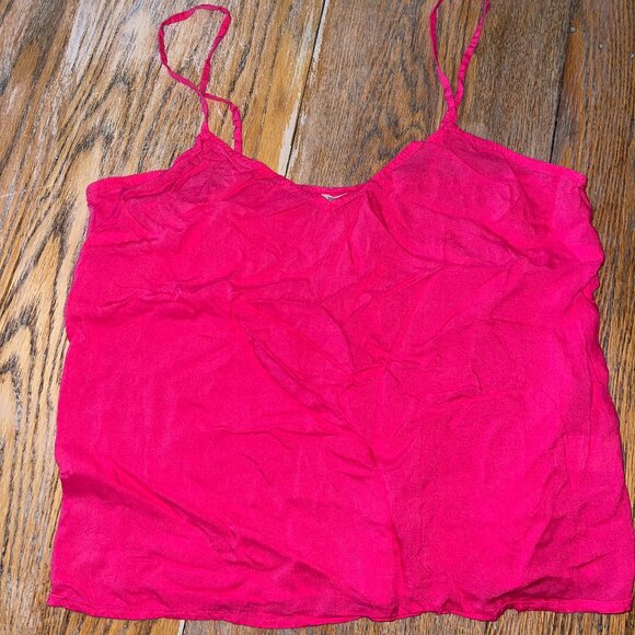 HEMANT & NANDITA pink adjustable strap cami/100% viscose/L - Picture 1 of 5